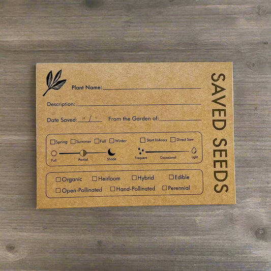 Seed Saving Envelopes